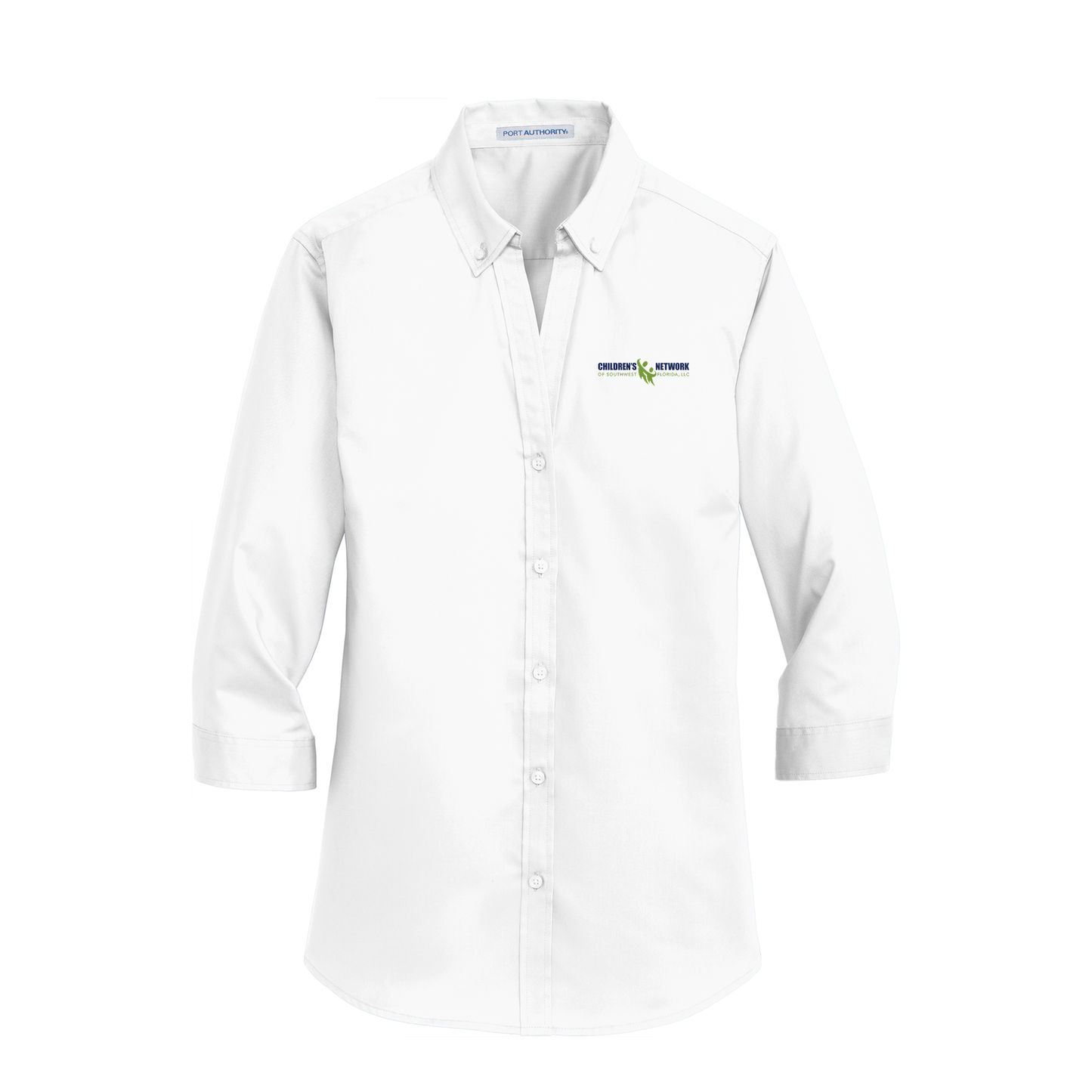 Port Authority® Women's 3/4-Sleeve SuperPro™ Twill Shirt