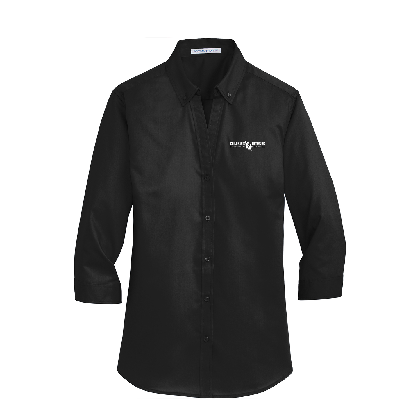 Port Authority® Women's 3/4-Sleeve SuperPro™ Twill Shirt