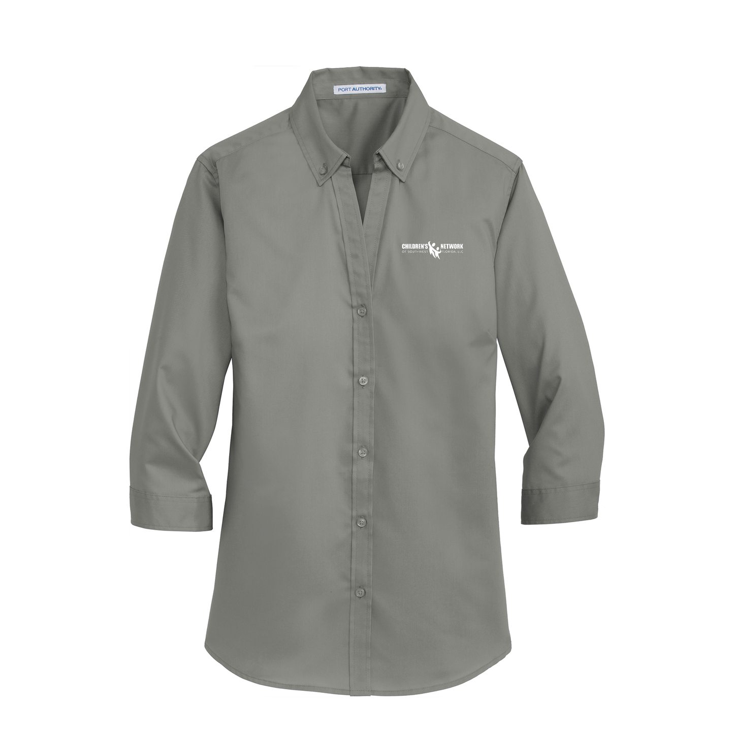 Port Authority® Women's 3/4-Sleeve SuperPro™ Twill Shirt